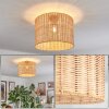 Cavaca Plafones Crudo, 1 luz