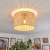 Cavaca Plafones Crudo, 1 luz