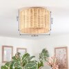 Cavaca Plafones Crudo, 1 luz