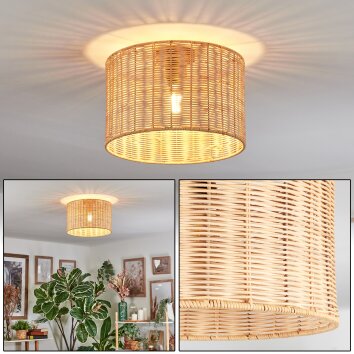 Cavaca Plafones Crudo, 1 luz