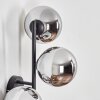 Gastor Luminarias esféricas, Apliques Cromo, Ahumado, 3 luces