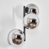 Gastor Luminarias esféricas, Apliques Cromo, Ahumado, 3 luces