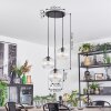 Koyoto Lámparas suspendidas, Luminarias esféricas, Lámpara colgante de clúster Transparente, 3 luces