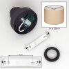 Soungou Plafones beige, 1 luz