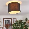 Bassagoda Plafones Negro, Blanca, 1 luz