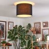 Bassagoda Plafones Negro, Blanca, 1 luz