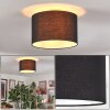 Bassagoda Plafones Negro, Blanca, 1 luz