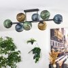 Koyoto Plafones, Luminarias esféricas Azul, dorado, Verde, 8 luces