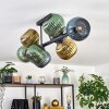 Koyoto Plafones, Luminarias esféricas Azul, dorado, Verde, 8 luces