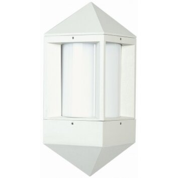 Albert 212 Aplique para exterior Blanca, 1 luz