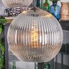 Koyoto Lámparas suspendidas, Luminarias esféricas, Lámpara colgante de clúster Colores ámbar, Transparente, Ahumado, 4 luces