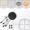 Koyoto Lámparas suspendidas, Luminarias esféricas, Lámpara colgante de clúster Colores ámbar, Transparente, Ahumado, 4 luces