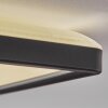 Simonstorp Plafones, Panel LED Negro, Blanca, 1 luz