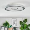 Simonstorp Plafones, Panel LED Plata, Blanca, 1 luz