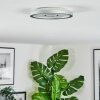 Simonstorp Plafones, Panel LED Plata, Blanca, 1 luz