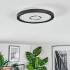 Simonstorp Plafones, Panel LED Negro, Blanca, 1 luz
