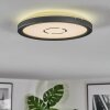 Simonstorp Plafones, Panel LED Negro, Blanca, 1 luz