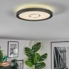 Simonstorp Plafones, Panel LED Negro, Blanca, 1 luz