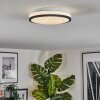Onara Plafones, Panel LED Negro, Blanca, 1 luz