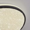 Onara Plafones, Panel LED Negro, Blanca, 1 luz