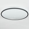 Onara Plafones, Panel LED Negro, Blanca, 1 luz