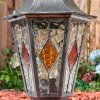 Lignac Balizas de exterior, Iluminación de caminos Negro, Plata, 1 luz