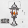 Lignac Balizas de exterior, Iluminación de caminos Negro, Plata, 1 luz
