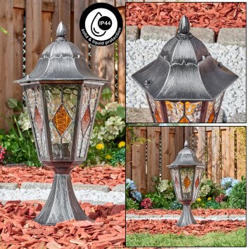 Lignac Balizas de exterior, Iluminación de caminos Negro, Plata, 1 luz