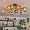 Ripoll Plafones, Luminarias esféricas dorado, Transparente, Color cobre, Ahumado, 10 luces