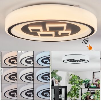 Jalon Plafones, Panel LED Blanca, 1 luz, Mando a distancia