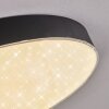 Elmar Plafones, Panel LED Negro, 1 luz