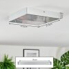 Esmar Plafones, Panel LED Plata, 1 luz