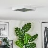 Esmar Plafones, Panel LED Plata, 1 luz