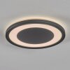 Gelan Plafones, Panel, Apliques LED Negro, Blanca, 1 luz