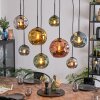 Ripoll Lámparas suspendidas, Luminarias esféricas, Lámparas colgantes Azul, Cromo, dorado, Verde, Color cobre, Ahumado, 8 luces
