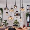 Gastor Lámparas suspendidas, Luminarias esféricas, Lámparas colgantes Colores ámbar, Cromo, Transparente, Ahumado, 8 luces