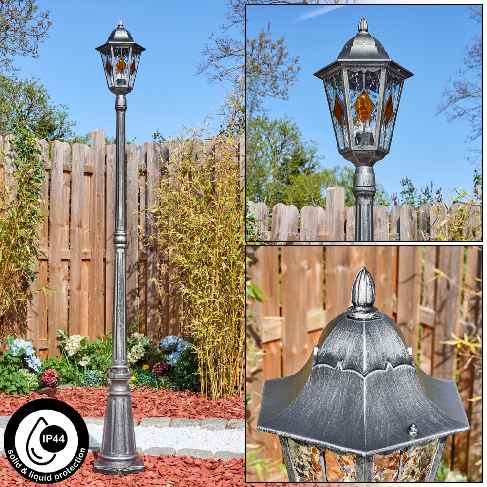 Lignac Candelabro, Iluminación de caminos Negro, Plata, 1 luz main product photo
