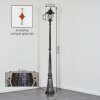 Lignac Candelabro, Iluminación de caminos Negro, Plata, 1 luz
