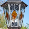 Lignac Candelabro, Iluminación de caminos Negro, Plata, 1 luz