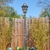 Lignac Candelabro, Iluminación de caminos Negro, Plata, 1 luz