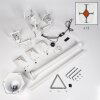 Naofe Candelabro, Iluminación de caminos Blanca, 3 luces