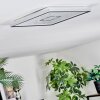 Simonstorp Plafones, Panel LED Plata, Blanca, 1 luz