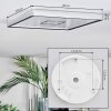 Simonstorp Plafones, Panel LED Plata, Blanca, 1 luz