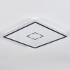 Simonstorp Plafones, Panel LED Plata, Blanca, 1 luz