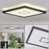 Simonstorp Plafones, Panel LED Negro, Blanca, 1 luz