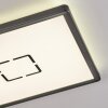 Simonstorp Plafones, Panel LED Negro, Blanca, 1 luz