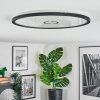 Simonstorp Plafones, Panel LED Negro, Blanca, 1 luz