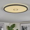 Simonstorp Plafones, Panel LED Negro, Blanca, 1 luz