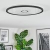 Simonstorp Plafones, Panel LED Negro, Blanca, 1 luz