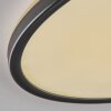Simonstorp Plafones, Panel LED Negro, Blanca, 1 luz